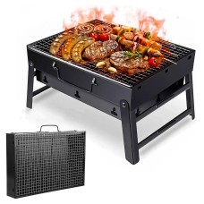 byeleno Portable Folding Barbecue Grill - Compact, Easy to Set Up for Outdoor Cooking